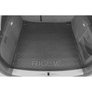 Rubber trunk mat suitable for Audi A4 Avant 2008-2015, black