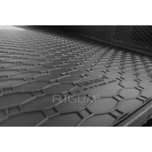 Rubber trunk mat suitable for Audi A6 Avant 2011-2018, black