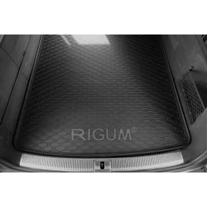 Rubber trunk mat suitable for Audi A6 Avant 2011-2018, black