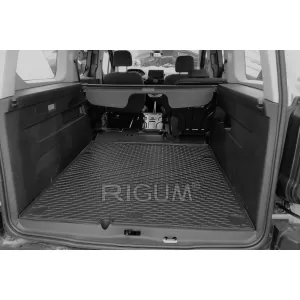 Covor de cauciuc pentru portbagaj de la Rigum, potrivit pentru Citroën Berlingo 5 locuri, Peugeot Rifter 5 locuri, Opel Combo 5 locuri după 2019, Toyota Proace City după 2020 L2-image-6224732