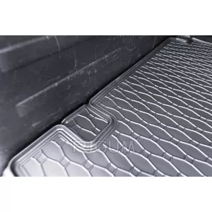 Covor de cauciuc pentru portbagaj de la Rigum, potrivit pentru Citroën Berlingo, Peugeot Partner cu 5 locuri după 2008-image-6224748