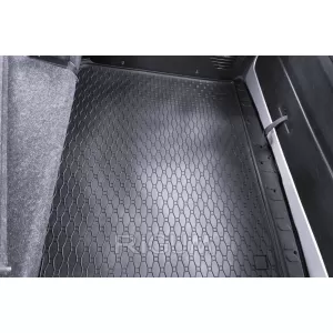 Rubber trunk mat by Rigum suitable for Fiat Doblo after 2010, Opel Combo 5 seats after 2012, black