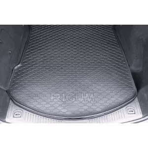 Rubber trunk mat by Rigum suitable for Ford Mondeo wagon after 2007, with small spare wheel