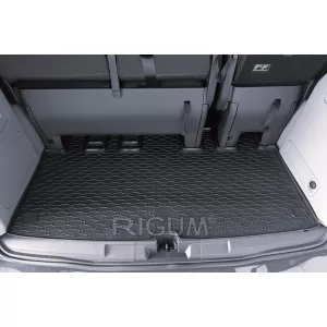 Rubber trunk mat suitable for Ford Tourneo Custom after 2024, 1 piece, black