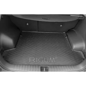 Rubber trunk mat by Rigum suitable for Hyundai Tucson 2015-2019, after 2019, black