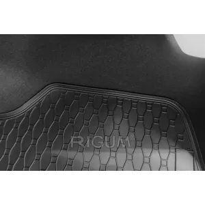 Covor de cauciuc pentru portbagaj de la Rigum, potrivit pentru Hyundai i30 wagon, i30 wagon MHEV după 2021, cu compartimente de stocare laterale-image-6224965