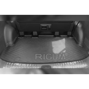 Rubber trunk mat by Rigum suitable for Hyundai Staria after 2022 with 9 seats, 1 piece, black