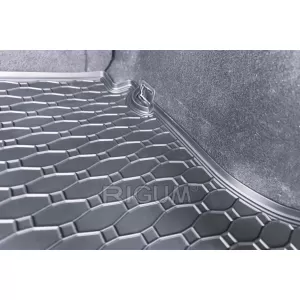 Rubber trunk mat suitable for Hyundai i30 Fastback after 2018, 1 piece, black