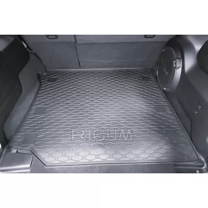 Rubber trunk mat by Rigum suitable for JEEP Wrangler 5-door 2006-2019, after 2019, 1 piece, black