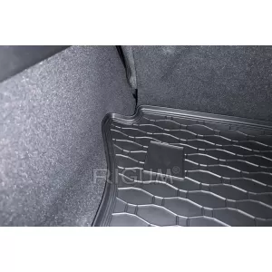 Rubber trunk mat by Rigum suitable for JEEP Wrangler 5-door 2006-2019, after 2019, 1 piece, black