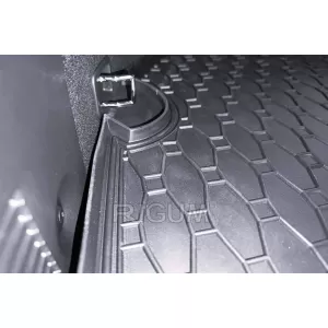 Rubber trunk mat suitable for Kia ProCeed after 2019, black-image-6225102