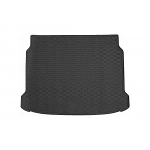 Rubber trunk mat by Rigum suitable for Mazda 3 hatchback after 2019, black