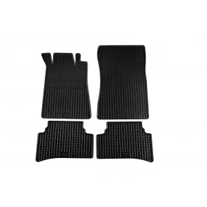 image-7-Specific rubber mats suitable for Mercedes C class W202 1993-2000, CLK C208 1997-2002, 4-piece set, black color