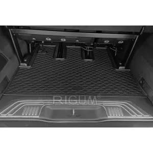 Covor de cauciuc pentru portbagaj de la Rigum, potrivit pentru Mercedes EQV după 2021, clasa V W447 după 2014, Vito după 2014 pentru modele cu 8 sau 9 locuri-image-6225252