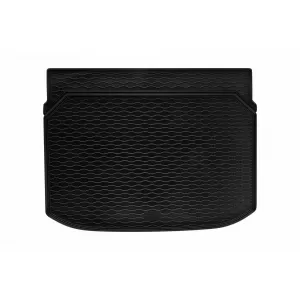 Rubber trunk mat suitable for Nissan Qashqai after 2022, black