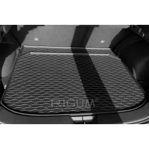 Rubber trunk mat suitable for Nissan Qashqai after 2022, black