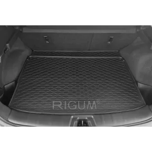 Covor de cauciuc pentru portbagaj de la Rigum potrivit pentru Nissan Qashqai 2014-2021 cu podeaua portbagajului în poziția superioară sau inferioară-image-6225392