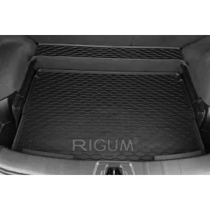 Covor de cauciuc pentru portbagaj de la Rigum potrivit pentru Nissan Qashqai 2014-2021 cu podeaua portbagajului în poziția superioară sau inferioară-image-6225394