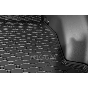 Rubber trunk mat by Rigum suitable for Toyota Rav4, Rav4 Hybrid after 2019, black