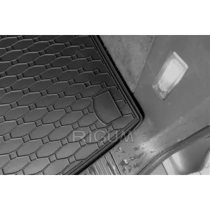 Rubber trunk mat by Rigum for Volkswagen Touareg 2003-2018 for models with dual-zone climate control-image-6225829