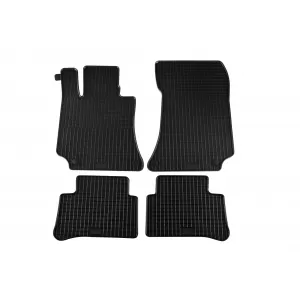 image-12-Specific rubber mats suitable for Mercedes E class W212 2009-2016, CLS C218 2011-2018, 4-piece set, black color
