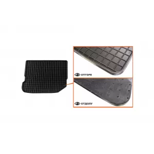 Mocheta din cauciuc specifică, potrivită pentru VW Golf IV 1998-2003, Bora 1998-2005, Beetle 1998-2011, Seat Toledo 1999-2004, Seat Leon 1999-2005, set de 4 piese, culoare neagră-image-6226246