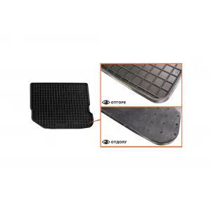 Mocheta din cauciuc specifică, potrivită pentru VW Golf IV 1998-2003, Bora 1998-2005, Beetle 1998-2011, Seat Toledo 1999-2004, Seat Leon 1999-2005, set de 4 piese, culoare neagră-image-6226247
