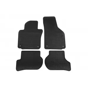 image-42-Specific rubber mats suitable for Volkswagen Golf V 2003-2008, Golf VI 2008-2012, Jetta 2005-2010, Scirocco 2008-2017, Skoda Octavia sedan, wagon 2004-2013, 4-piece set, black color