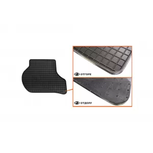 Mochete din cauciuc specifice, potrivite pentru Volkswagen Golf V 2003-2008, Golf VI 2008-2012, Jetta 2005-2010, Scirocco 2008-2017, Skoda Octavia sedan, wagon 2004-2013, set de 4 piese, culoare neagr-image-6226256