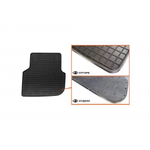 Mochete din cauciuc specifice, potrivite pentru VW Jetta după 2011, set de 4 piese, culoare neagră-image-6226274