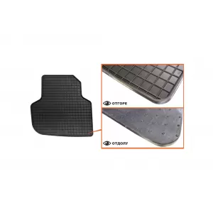 Mochete din cauciuc specifice, potrivite pentru VW Jetta după 2011, set de 4 piese, culoare neagră-image-6226275