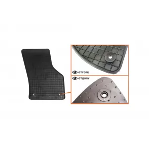 Mănuși de cauciuc specifice, potrivite pentru Audi A3 Sportback 2013-2020, Volkswagen Golf 7 hatchback, wagon, Alltrack 2012-2019, Golf 8 după 2019, Seat Leon, Leon ST wagon 2012-2020, set de 4 piese,-image-6226283