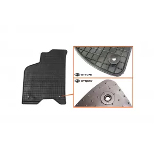 Mochete din cauciuc specifice, potrivite pentru VW Lupo 1998-2005, set de 4 piese, culoare neagră-image-6226319