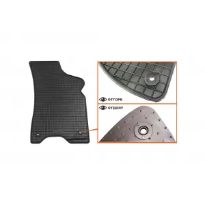 Mochete din cauciuc specifice, potrivite pentru VW Lupo 1998-2005, set de 4 piese, culoare neagră-image-6226320