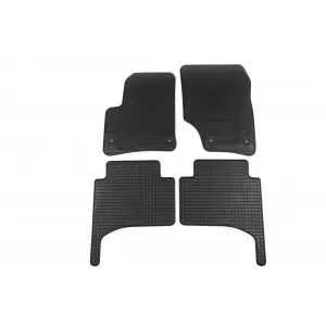 image-54-Specific rubber mats suitable for VW Touareg, Porsche Cayenne 2002-2010, 4-piece set, black color