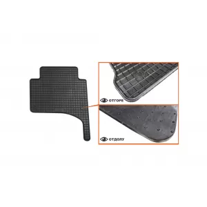 Mochete din cauciuc specifice, potrivite pentru VW Touareg, Porsche Cayenne 2002-2010, set de 4 piese, culoare neagră-image-6226344