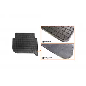 Mochete din cauciuc specifice, potrivite pentru VW Touran 2003-2015, 5-7 locuri, set de 4 piese, culoare neagră-image-6226354