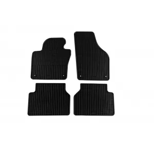 image-57-Specific rubber mats suitable for VW Tiguan 2007-2016, 4-piece set, black color