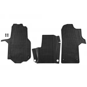 Mochete din cauciuc specifice, potrivite pentru VW Crafter, MAN TGE după 2017, set de 3 piese, culoare neagră-image-6226398