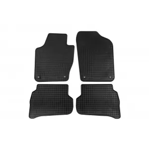 image-69-Specific rubber mats suitable for Volkswagen Polo, Cross Polo 2010-2017, Seat Ibiza, Ibiza ST 2009-2017 Set of 4 pcs, black