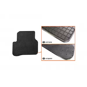Mochete din cauciuc specifice, potrivite pentru VW Passat 2005-2010, Passat 2010-2014, CC 2012-2016, set de 4 piese, culoare neagră-image-6226476