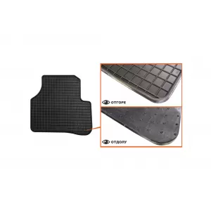 Mochete din cauciuc specifice, potrivite pentru VW Passat 2005-2010, Passat 2010-2014, CC 2012-2016, set de 4 piese, culoare neagră-image-6226477