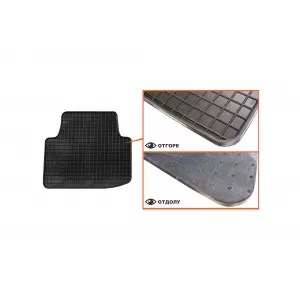 Mochete de cauciuc specifice, potrivite pentru VW Passat sedan, wagon, Alltrack după 2014, set de 4 piese, culoare neagră-image-6226485