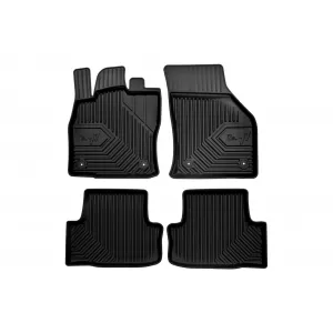image-79-Specific rubber mats suitable for Skoda Karoq after 2017, 4-piece set, black color