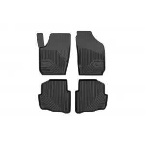 Mochete de cauciuc specifice potrivite pentru Skoda Fabia 1999-2008, set de 4 piese, culoare neagră