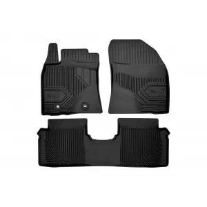 Mochete din cauciuc specifice, potrivite pentru Toyota Avensis 2009-2018, set de 3 piese, culoare neagră