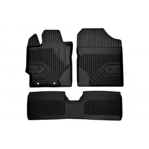 Mochete din cauciuc specifice, potrivite pentru Toyota Yaris 2011-2019, set de 3 piese, culoare neagră