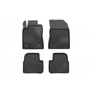 image-39-Specific rubber mats suitable for Citroen C3 after 2016, 4-piece set, black color
