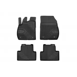 image-47-Specific rubber mats suitable for Opel Zafira C 2012-2019, 4-piece set, black color