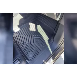 Mănuși din cauciuc specifice, potrivite pentru Audi Q7 după 2015, Q8 după 2018, set de 4 piese, culoare neagră-image-6226834